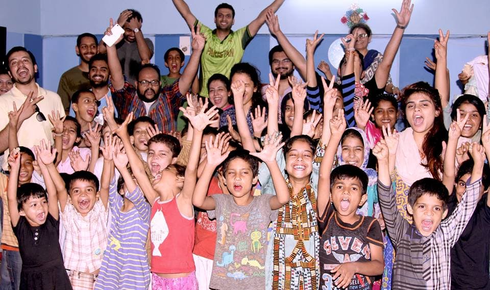Academy children with energy and focus
